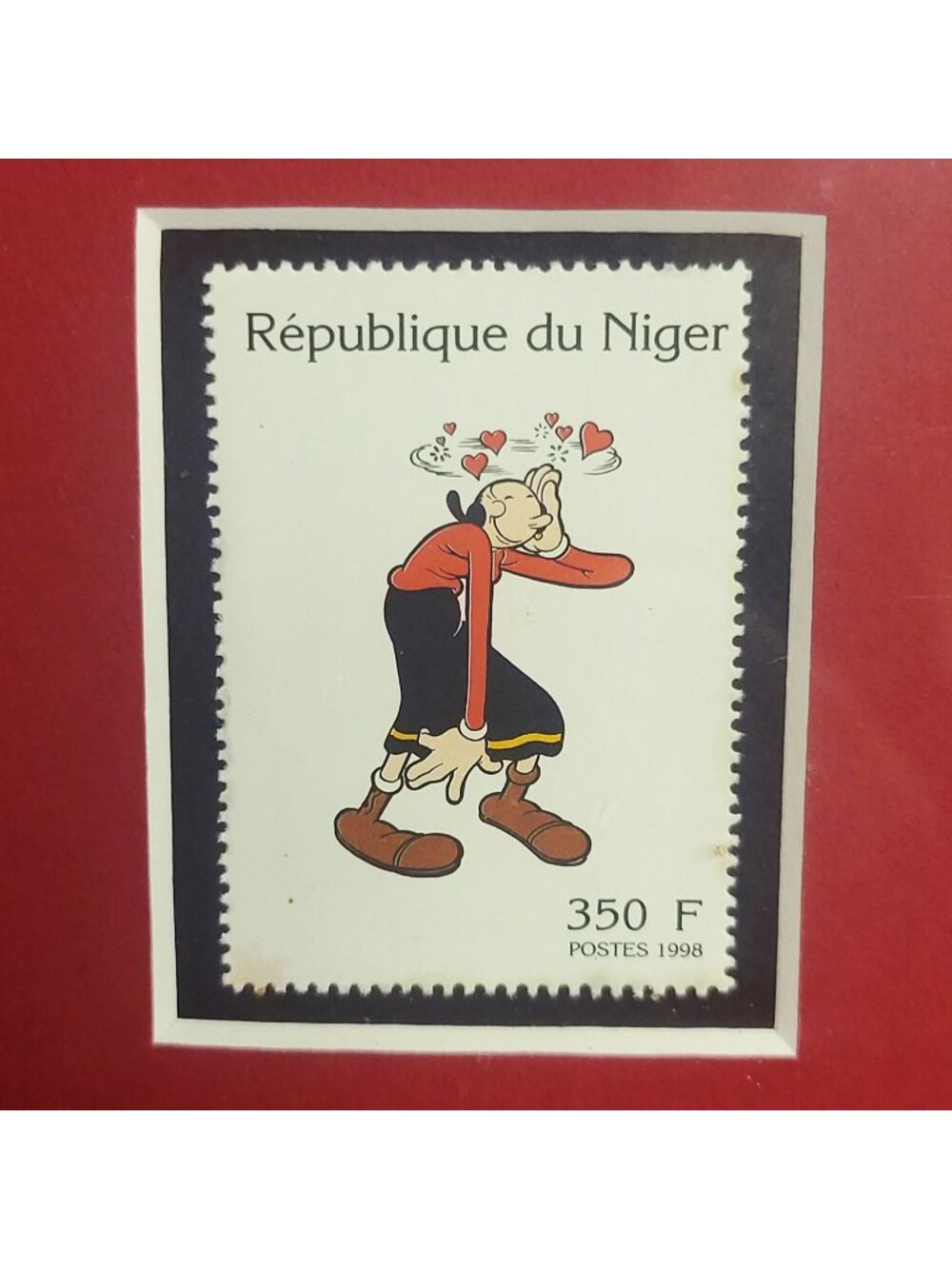 Olive Oyl 1998 Niger Postage Stamp 350F MNH Popeye Series Mint Never Hinged